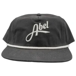 Abel Canvas Flatbill Hat Black - Your Premium Fishing Gear Store Rods Lines Baits Accessories^ Fashion
