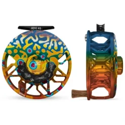 Abel ROVE Reel 4/6 DeYoung Brook Flank, Freshwater Flies Engraving with Walnut Handle - Your Premium Fishing Gear Store Rods Lines Baits Accessories^ Online