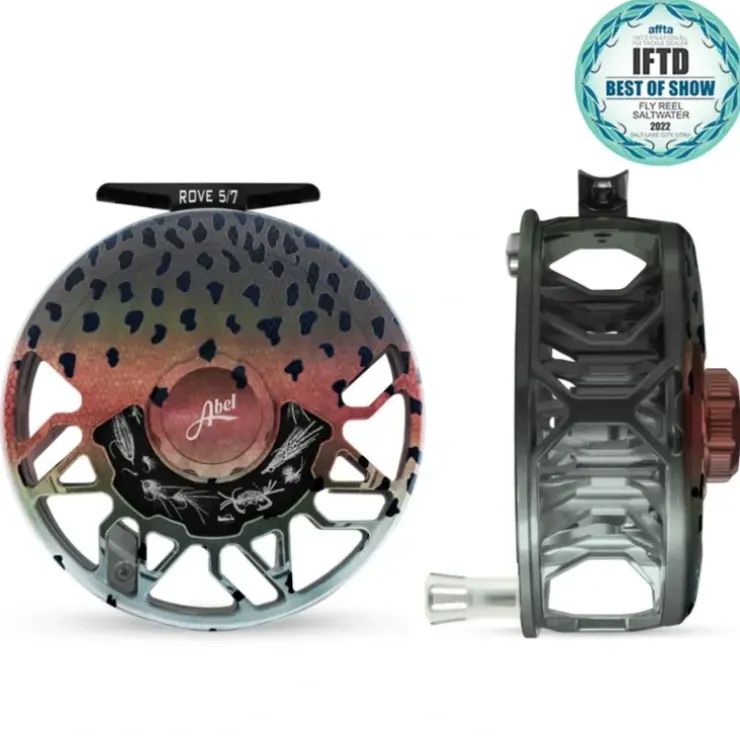 Abel ROVE Reel 5/7 Native Rainbow with Platinum Handle - Your Premium Fishing Gear Store Rods Lines Baits Accessories^ Sale