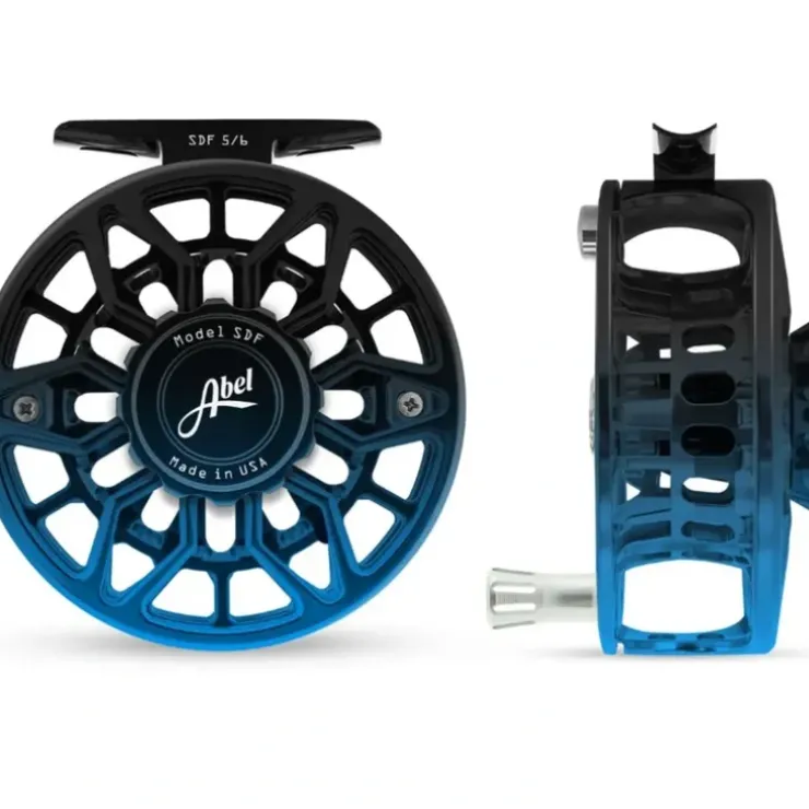 Abel SDF Reel 5/6 Black Blue Fade - Your Premium Fishing Gear Store Rods Lines Baits Accessories^ Best