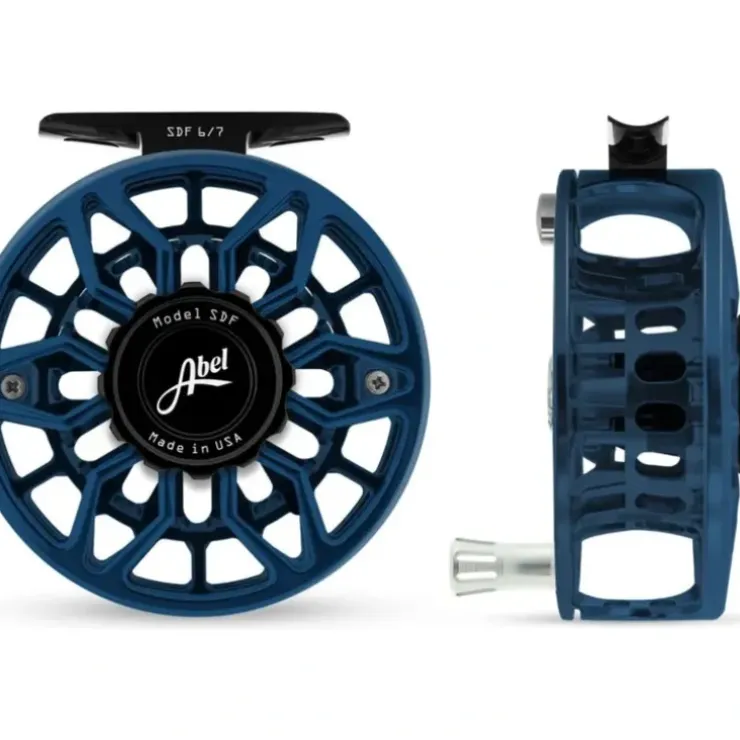 Abel SDF Reel 6/7 Deep Blue with Platinum Handle - Your Premium Fishing Gear Store Rods Lines Baits Accessories^ Discount