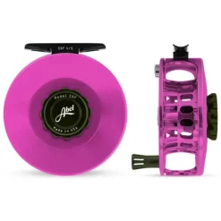 Abel SDF Reel 4/5 Pink, Deep Green Drag Knob with Deep Green Handle - Your Premium Fishing Gear Store Rods Lines Baits Accessories^ Sale
