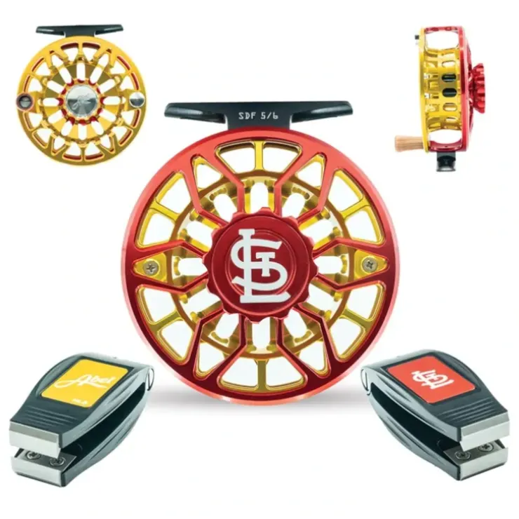 Abel SDF Reel 5/6 Ported MLB St. Louis Cardinals w/ Nipper - Your Premium Fishing Gear Store Rods Lines Baits Accessories^ Best