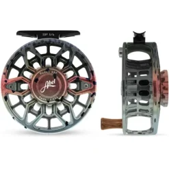 Abel SDF Reel Ported 5/6 Native Rainbow with Walnute Handle - Your Premium Fishing Gear Store Rods Lines Baits Accessories^ Outlet