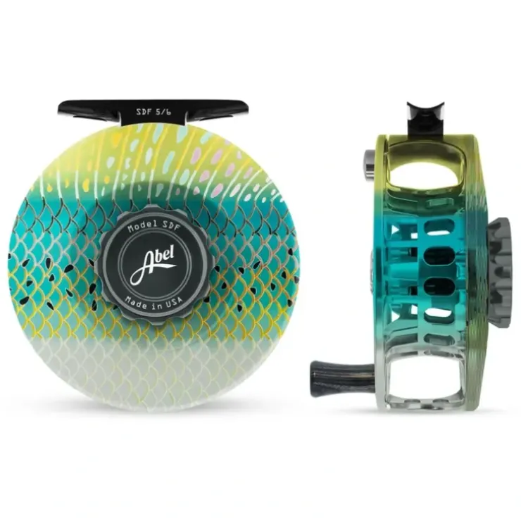 Abel SDF Reel 5/6 Solid Grayling, Slate Gray Drag Knob with Ebony Handle - Your Premium Fishing Gear Store Rods Lines Baits Accessories^ Fashion