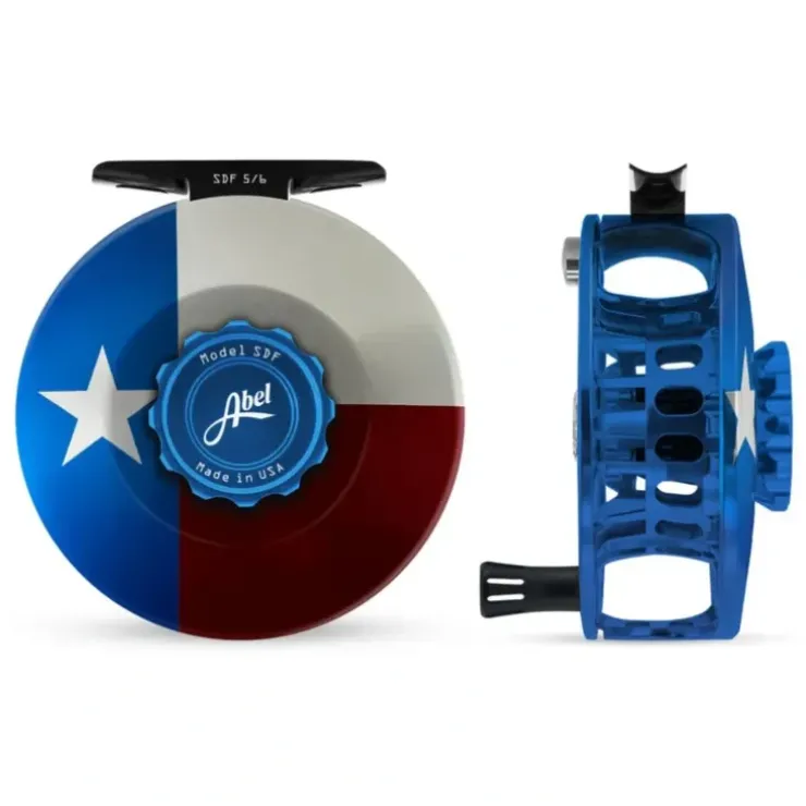 Abel SDF Reel 5/6 Texas Flag Edition - Your Premium Fishing Gear Store Rods Lines Baits Accessories^ Outlet
