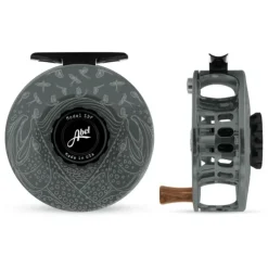 Abel SDF Reel 5/6 Underwood Mayfly Furry Slate Grey with Walnut Handle - Your Premium Fishing Gear Store Rods Lines Baits Accessories^ Sale