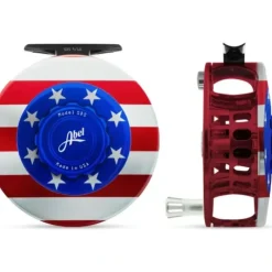 Abel SDF Reel 5/6 USA Flag/Platinum Handle - Your Premium Fishing Gear Store Rods Lines Baits Accessories^ Store