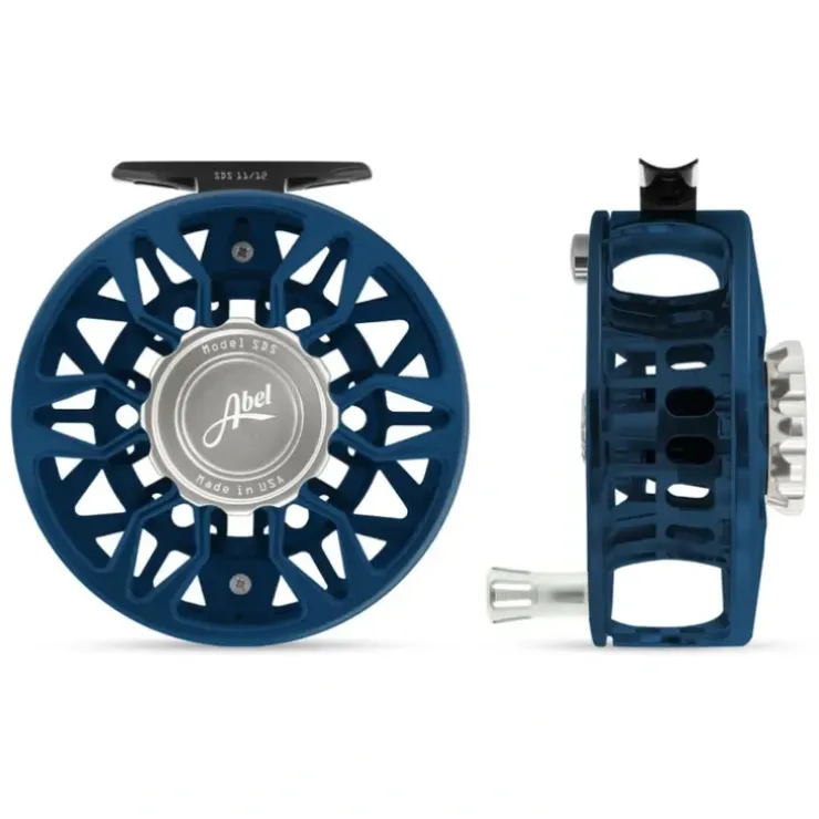 Abel SDS Reel 11/12 Deep Blue, Platinum Drag Knob with Platinum Handle - Your Premium Fishing Gear Store Rods Lines Baits Accessories^ Hot