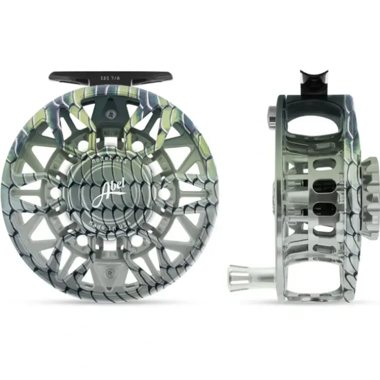 Abel SDS Reel 7/8 Ported Bonefish with Bonefish Drag Knob and Platinum Handle - Your Premium Fishing Gear Store Rods Lines Baits Accessories^ Fashion