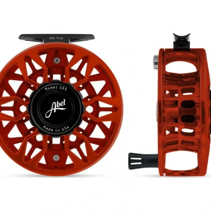 Abel SDS Reel 9/10 Red, Black Drag Knob with Black Handle - Your Premium Fishing Gear Store Rods Lines Baits Accessories^ Discount