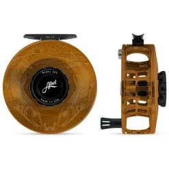 Abel SDS Reel Solid 7/8 Bronze, Gloss Black Drag Knob, Underwood Bonefish with Black Handle - Your Premium Fishing Gear Store Rods Lines Baits Accessories^ Flash Sale