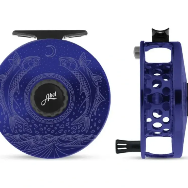 Abel Super Series Reel 11/12 Underwood Moondance Deep Blue/Black Handle - Your Premium Fishing Gear Store Rods Lines Baits Accessories^ Cheap