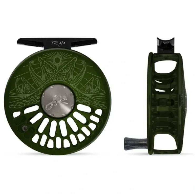 Abel TR Reel 2/3 Deep Green, Underwood Last Light with Ebony Handle - Your Premium Fishing Gear Store Rods Lines Baits Accessories^ Cheap