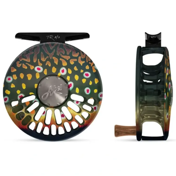 Abel TR Reel 2/3 Native Brook with Walnut Handle - Your Premium Fishing Gear Store Rods Lines Baits Accessories^ Outlet