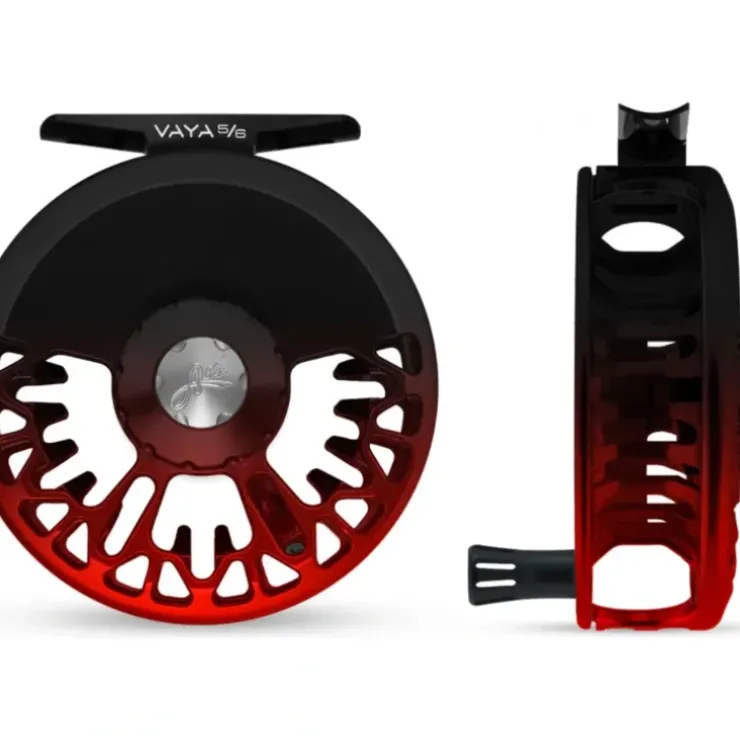 Abel Vaya Reel 5/6 Black Red Fade/Black Handle - Your Premium Fishing Gear Store Rods Lines Baits Accessories^ Hot