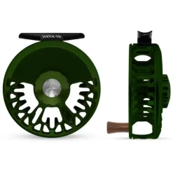 Abel Vaya Reel 4/5 Deep Green, Deep Green Drag Knob with Rosewood Handle - Your Premium Fishing Gear Store Rods Lines Baits Accessories^ Best