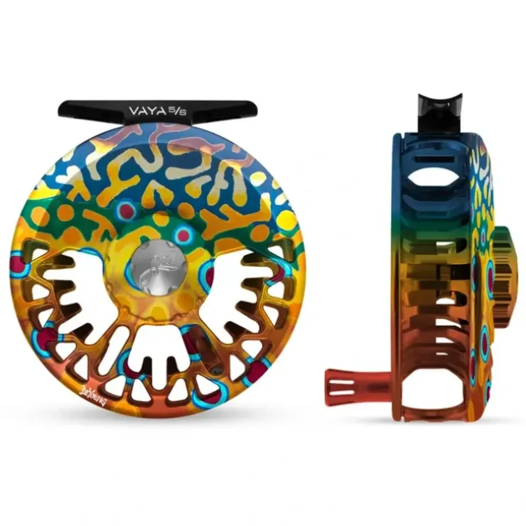 Abel Vaya Reel 5/6 DeYoung Brook Flank with Red Handle - Your Premium Fishing Gear Store Rods Lines Baits Accessories^ Online