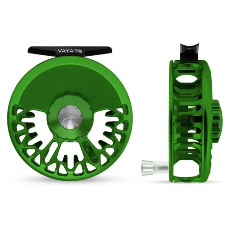 Abel Vaya Reel 5/6 Grass Green/Platinum Handle - Your Premium Fishing Gear Store Rods Lines Baits Accessories^ Sale