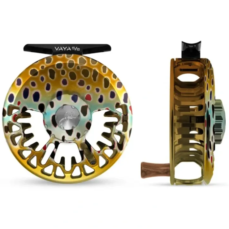 Abel Vaya Reel 5/6 Native Brown with Walnut Handle - Your Premium Fishing Gear Store Rods Lines Baits Accessories^ Best Sale