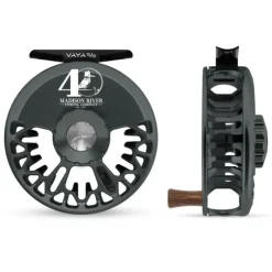 Abel Vaya Reel 5/6 40th Logo Slate Gray with Ebony Handle - Your Premium Fishing Gear Store Rods Lines Baits Accessories^ Store