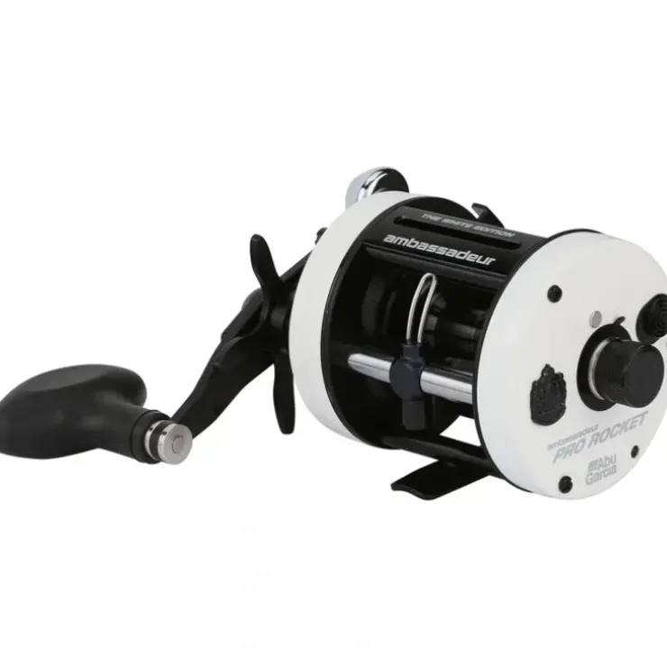 Abu Garcia Ambassadeur CS6500 Pro Rocket LTD Casting Reel White Edition - Your Premium Fishing Gear Store Rods Lines Baits Accessories^ Best Sale