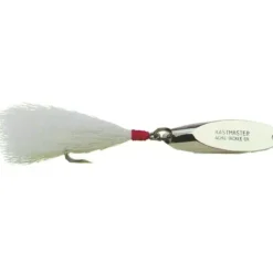 Acme Kastmaster Bucktail 1/8 oz Chrome w/ White Teaser - Your Premium Fishing Gear Store Rods Lines Baits Accessories^ Sale