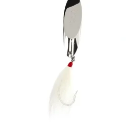 Acme Kastmaster 1.5oz Lure, Chrome, SW15ST/CHFY with White Bucktail - Your Premium Fishing Gear Store Rods Lines Baits Accessories^ Clearance