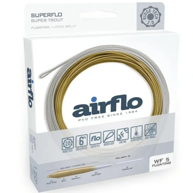 AirFlo Ridge 2.0 Super Trout Fly Line Camo Olive/Driftwood - Your Premium Fishing Gear Store Rods Lines Baits Accessories^ Online