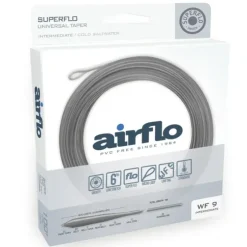 AirFlo SuperFlo Cold Saltwater Universal Intermediate Fly Line Translucent Grey - Your Premium Fishing Gear Store Rods Lines Baits Accessories^ Best