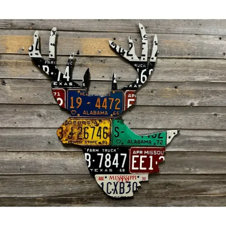 Alabama Whitetail License Plate Art - Your Premium Fishing Gear Store Rods Lines Baits Accessories^ Shop