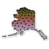 Alaska Rainbow Sticker - Your Premium Fishing Gear Store Rods Lines Baits Accessories^ Shop