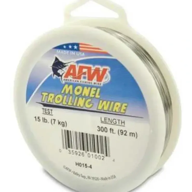 American Fishing Wire Monel Trolling Wire 300Ft Ni-Copper Alloy 15Lb - Your Premium Fishing Gear Store Rods Lines Baits Accessories^ Online