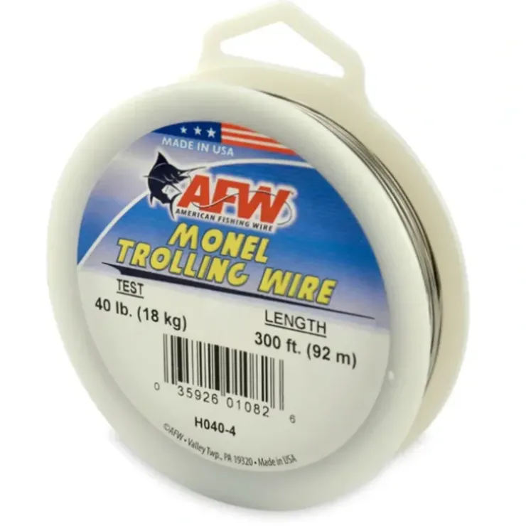 American Fishing Wire Monel Trolling Wire Nickel-Copper Alloy 40lb 300' - Your Premium Fishing Gear Store Rods Lines Baits Accessories^ Shop