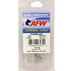 American Fishing Wire Stainless Steel Thimbles - Your Premium Fishing Gear Store Rods Lines Baits Accessories^ Cheap