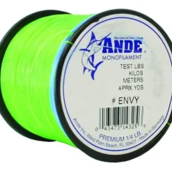 Ande Monofilament Line (Envy Green, 12 -Pounds test, 1/4# spool) - Your Premium Fishing Gear Store Rods Lines Baits Accessories^ Store