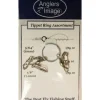 ANGLERS IMAGE TIPPET RINGS NICKEL LARGE - Your Premium Fishing Gear Store Rods Lines Baits Accessories^ Discount