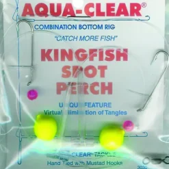 Aqua Clear Hi/Lo Rig Kingfish /Spot/Perch Float/Red Bead Size 8 - Your Premium Fishing Gear Store Rods Lines Baits Accessories^ Hot
