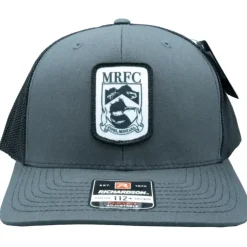 Badge Logo 112+ Charcoal/Black R-Flex Trucker - Your Premium Fishing Gear Store Rods Lines Baits Accessories^ Flash Sale