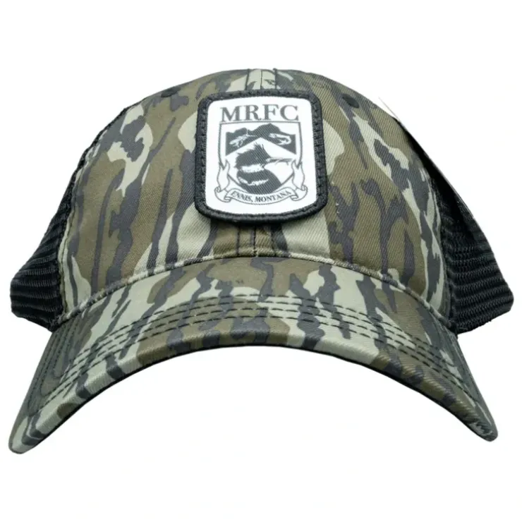 Badge Logo 111 P Mossy Oak Bottomland/Black Trucker - Your Premium Fishing Gear Store Rods Lines Baits Accessories^ Cheap