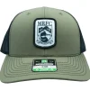 Badge Logo 112RE Recycled Loden/Black Trucker - Your Premium Fishing Gear Store Rods Lines Baits Accessories^ Clearance