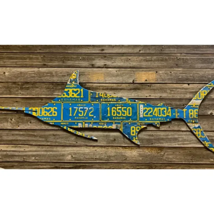 Bahamas Marlin License Plate Art - Your Premium Fishing Gear Store Rods Lines Baits Accessories^ Flash Sale