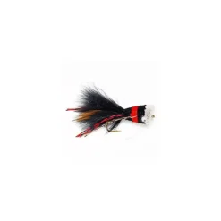 Bass Bug Black & Red - Your Premium Fishing Gear Store Rods Lines Baits Accessories^ New