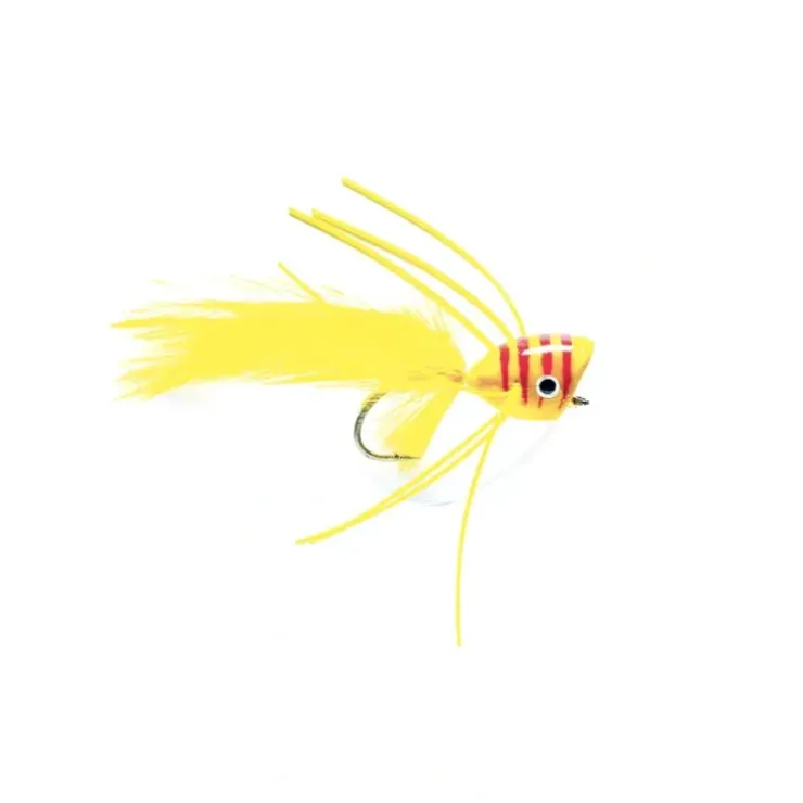 Bass Popper Yellow & Red - Your Premium Fishing Gear Store Rods Lines Baits Accessories^ New