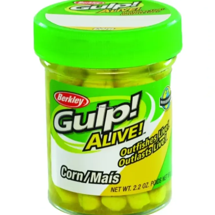 Berkley Gulp Alive Corn Yellow 2.2oz, 1/4" - Your Premium Fishing Gear Store Rods Lines Baits Accessories^ Outlet
