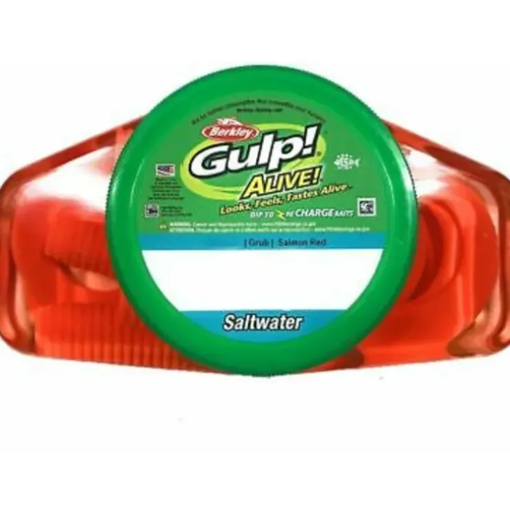Berkley Gulp Alive Saltwater Grub, Pint Tub - Your Premium Fishing Gear Store Rods Lines Baits Accessories^ Best Sale