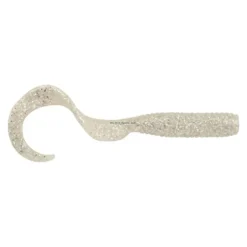 Berkley Gulp Grub, New Shape for Jigs & Trailers, 4", White Bling - Your Premium Fishing Gear Store Rods Lines Baits Accessories^ Best