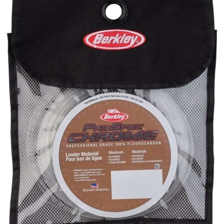 Berkley ProSpec Chrome 100% Fluoro Leader 33 Yards - Your Premium Fishing Gear Store Rods Lines Baits Accessories^ Clearance