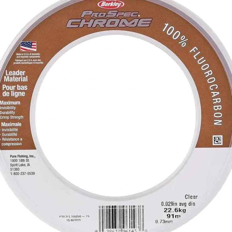 Berkley PSCFL2510-15 Pro Spec Chrome 100% Fluoro Leader, 10lb - Your Premium Fishing Gear Store Rods Lines Baits Accessories^ Best Sale