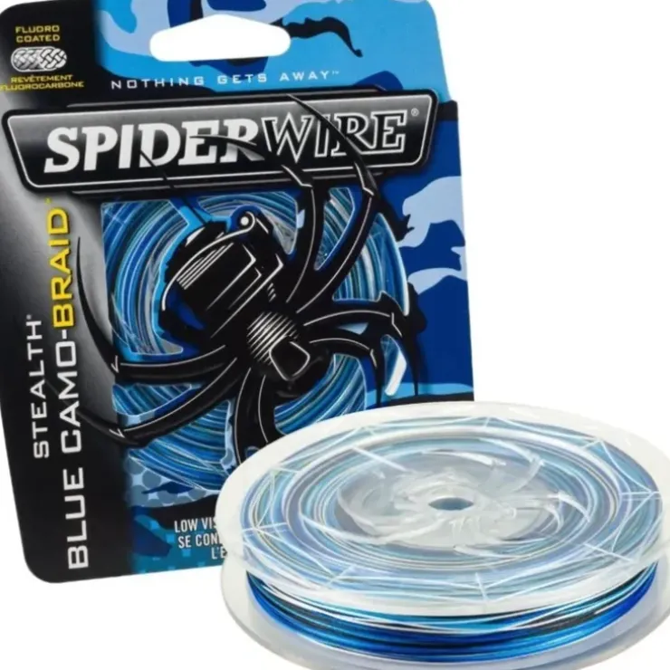 Berkley Spiderwire Stealth Blue Camo Braided Line - Your Premium Fishing Gear Store Rods Lines Baits Accessories^ Sale